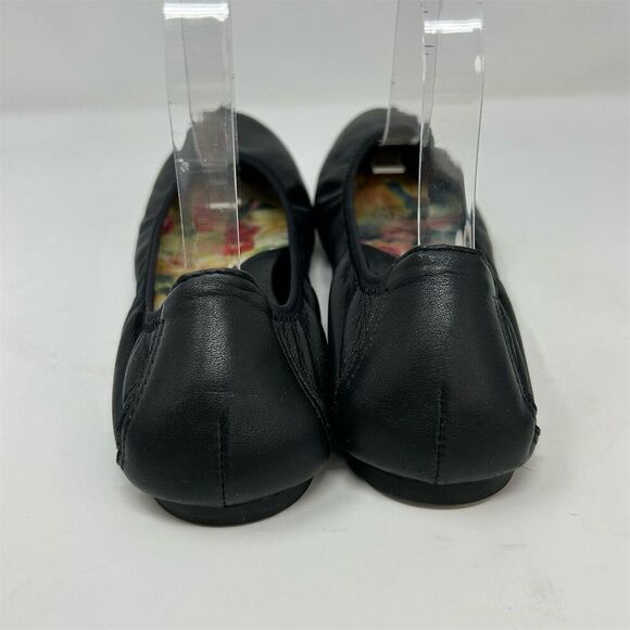 Born Women's Black Leather Slip On Ballet Flats Size 9M Pointed Toes Casual - Picture 9 of 14